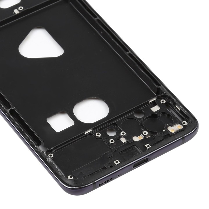 For Samsung Galaxy A90 5G SM-A908B Middle Frame Bezel Plate (Black)