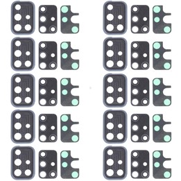 For Samsung Galaxy A71 5G SM-A716 10pcs Camera Lens Cover (Black)