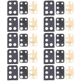 For Samsung Galaxy A21s SM-A217 10pcs Camera Lens Cover (Black)