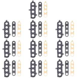 For Samsung Galaxy A21 SM-A215 10pcs Camera Lens Cover (Black)