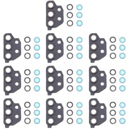 For Samsung Galaxy A32 5G SM-A326 10pcs Camera Lens Cover (Black)