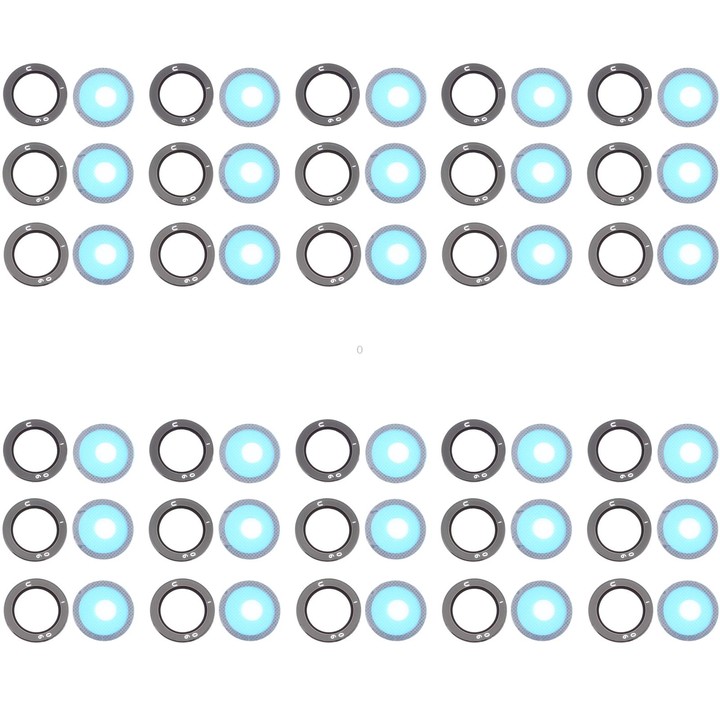 For Samsung Galaxy A32 5G SM-A326 10pcs Back Camera Lens