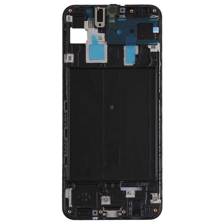 For Galaxy A30, SM-A305F/DS Front Housing LCD Frame Bezel Plate (Black)