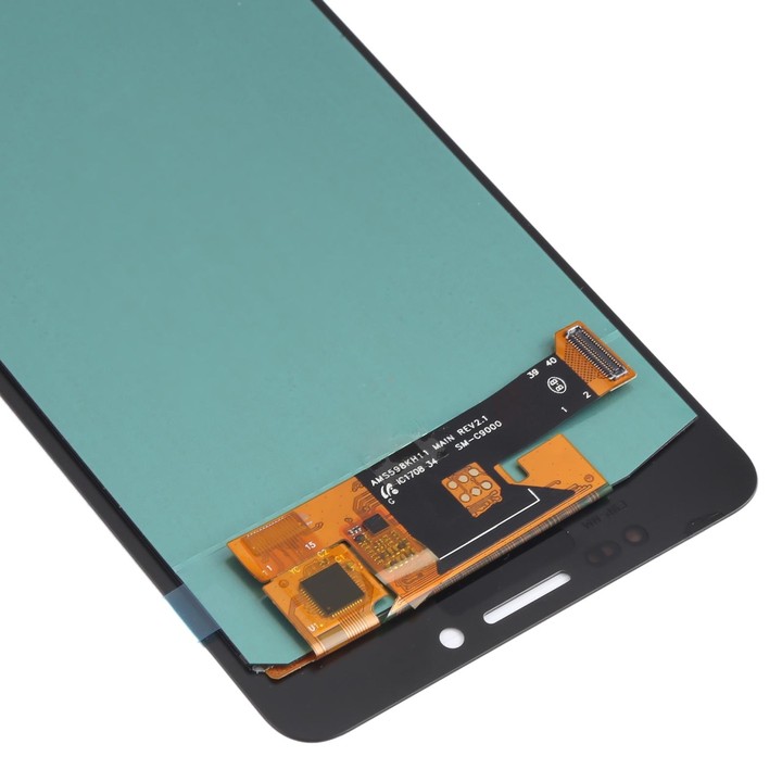 OLED Material LCD Screen and Digitizer Full Assembly for Samsung Galaxy C9 Pro SM-C9000/C900(Black)