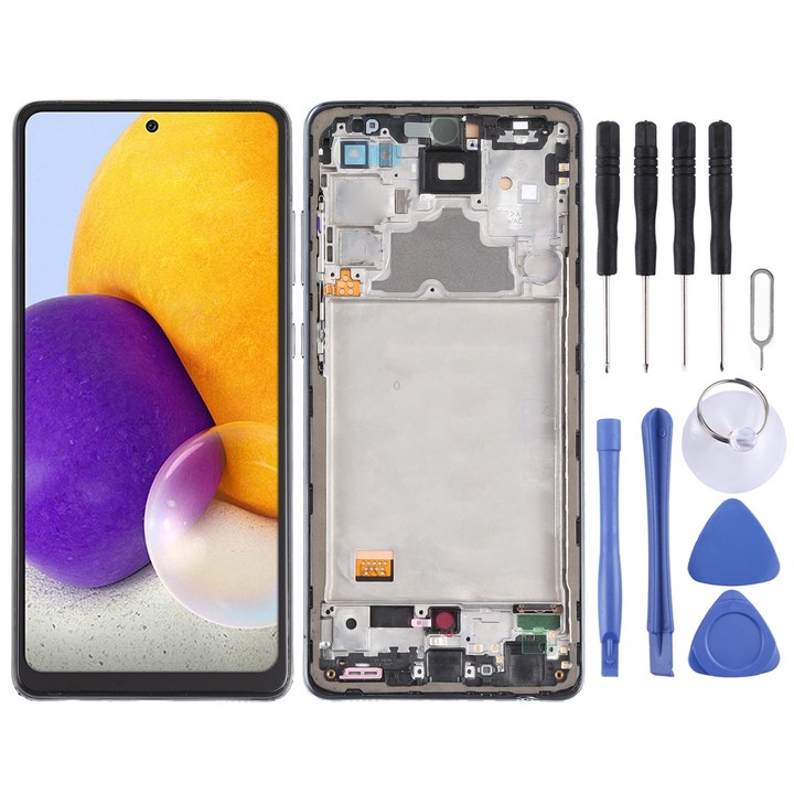 incell Material LCD Screen and Digitizer Full Assembly with Frame (Not Supporting Fingerprint Identification) for Samsung Galaxy