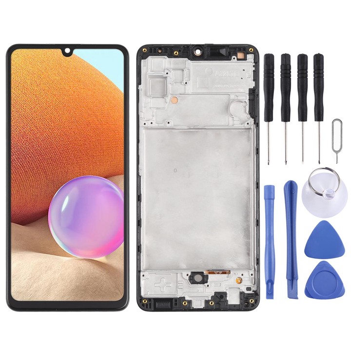 incell Material LCD Screen and Digitizer Full Assembly with Frame (Not Supporting Fingerprint Identification) for Samsung Galaxy