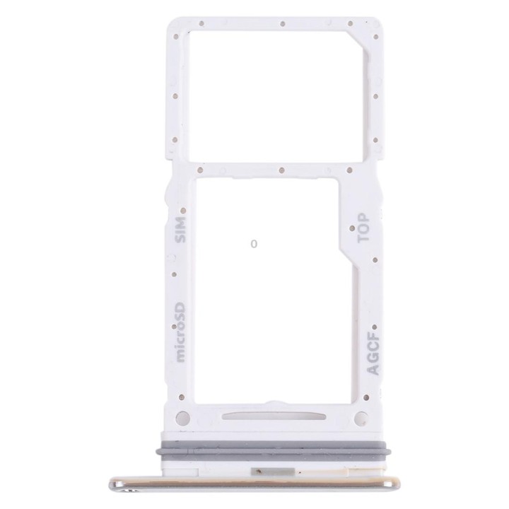 For Samsung Galaxy A73 5G SM-A736B Original SIM Card Tray + SIM Card Tray / Micro SD Card Tray (White)