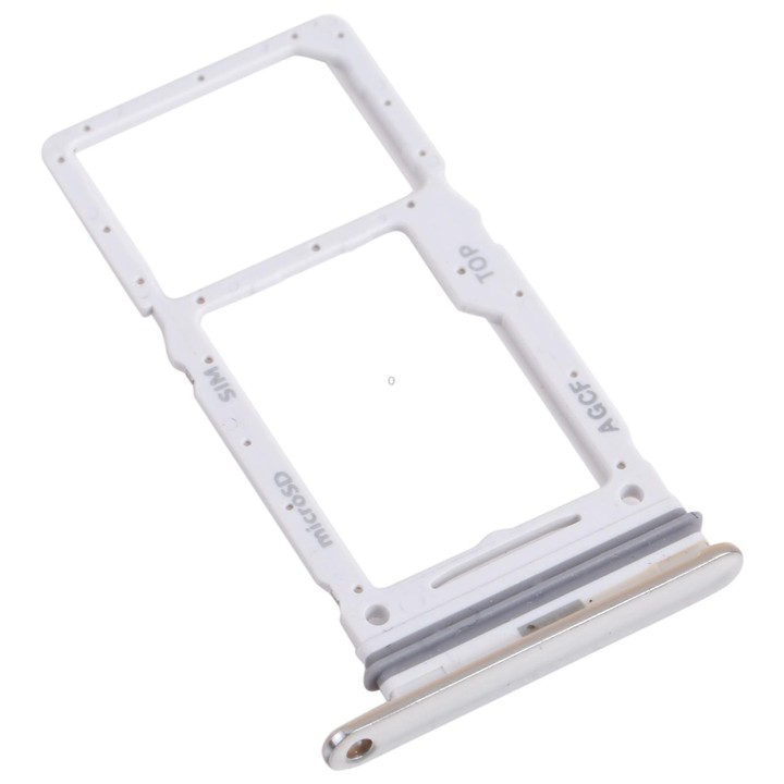 For Samsung Galaxy A73 5G SM-A736B Original SIM Card Tray + SIM Card Tray / Micro SD Card Tray (White)