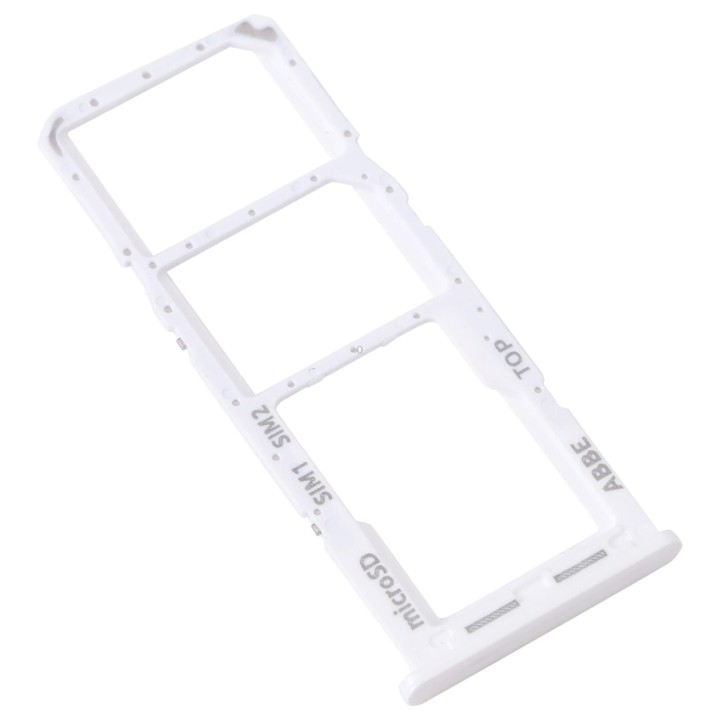 For Samsung Galaxy A13 5G SM-A136 Original SIM Card Tray + SIM Card Tray + Micro SD card tray (White)
