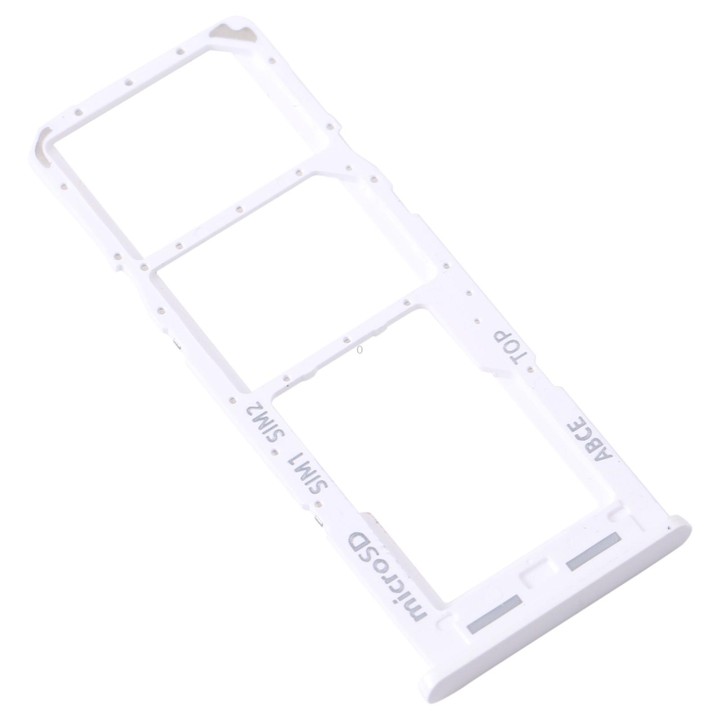 For Samsung Galaxy A23 SM-A235 Original SIM Card Tray + SIM Card Tray + Micro SD Card Tray (White)