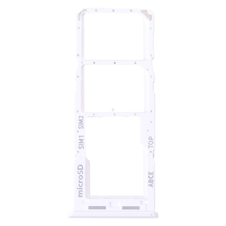 For Samsung Galaxy A23 SM-A235 Original SIM Card Tray + SIM Card Tray + Micro SD Card Tray (White)