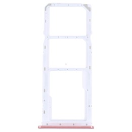 For Samsung Galaxy A04 SM-A045F Original SIM Card Tray + SIM Card Tray + Micro SD Card Tray (Pink)