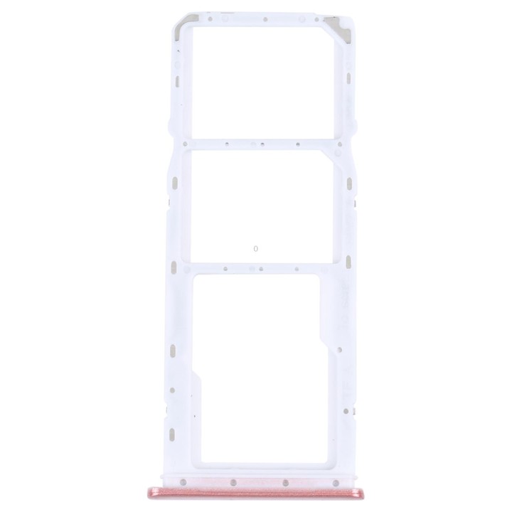 For Samsung Galaxy A04 SM-A045F Original SIM Card Tray + SIM Card Tray + Micro SD Card Tray (Pink)