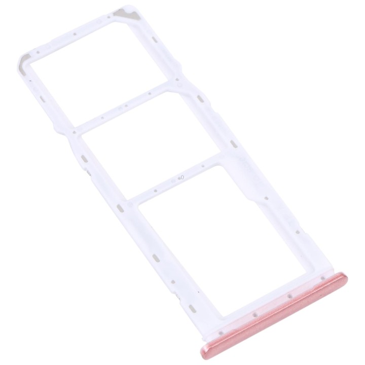For Samsung Galaxy A04 SM-A045F Original SIM Card Tray + SIM Card Tray + Micro SD Card Tray (Pink)