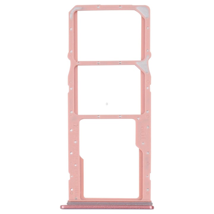 For Samsung Galaxy A04 Core SM-A042F Original SIM Card Tray + SIM Card Tray + Micro SD card tray(Rose Gold)