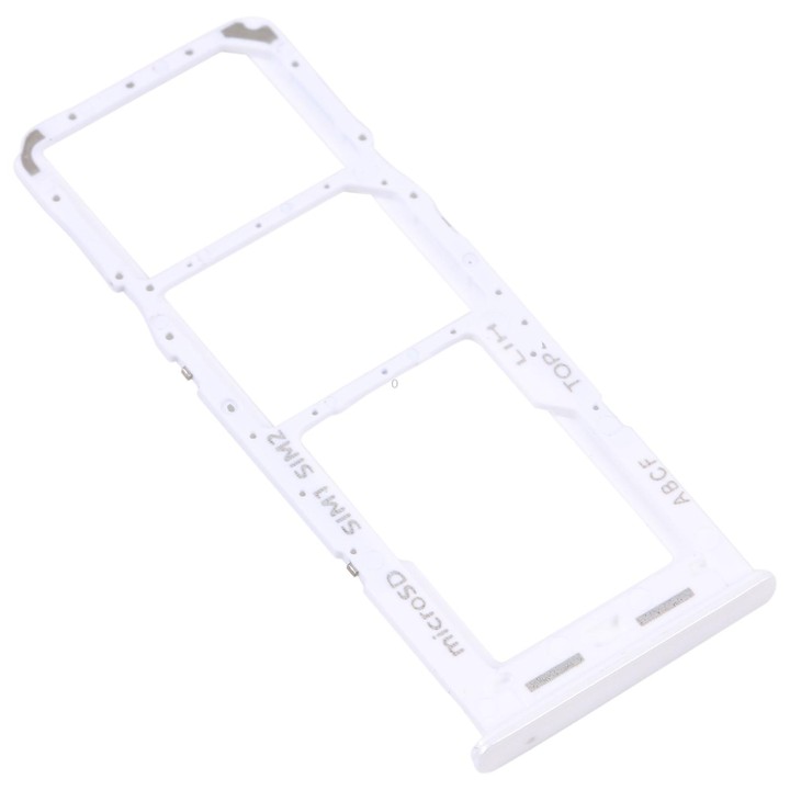 For Samsung Galaxy A23 5G SM-A236B Original SIM Card Tray + SIM Card Tray + Micro SD card tray (White)
