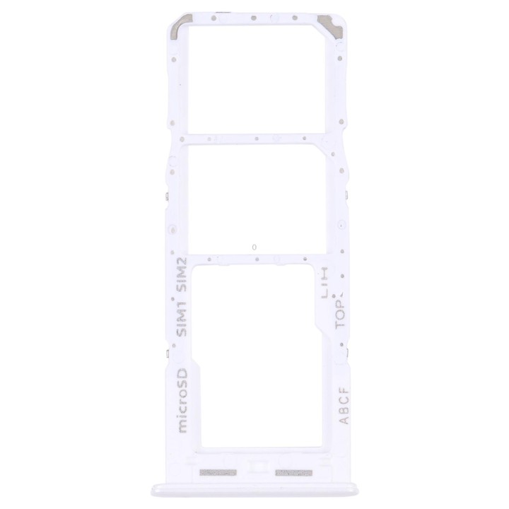 For Samsung Galaxy A23 5G SM-A236B Original SIM Card Tray + SIM Card Tray + Micro SD card tray (White)