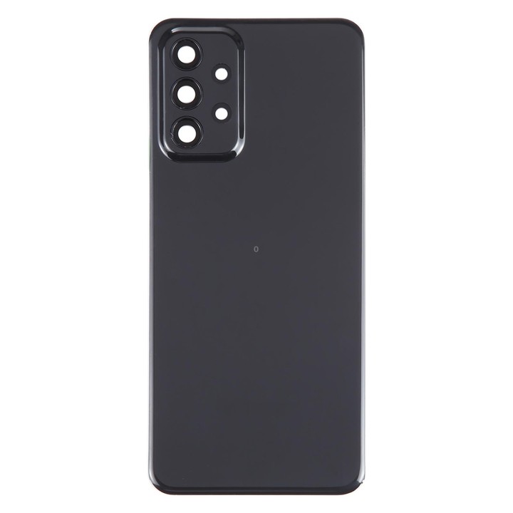 For Samsung Galaxy A23 5G SM-A236A Battery Back Cover with Camera Lens Frame(Black)