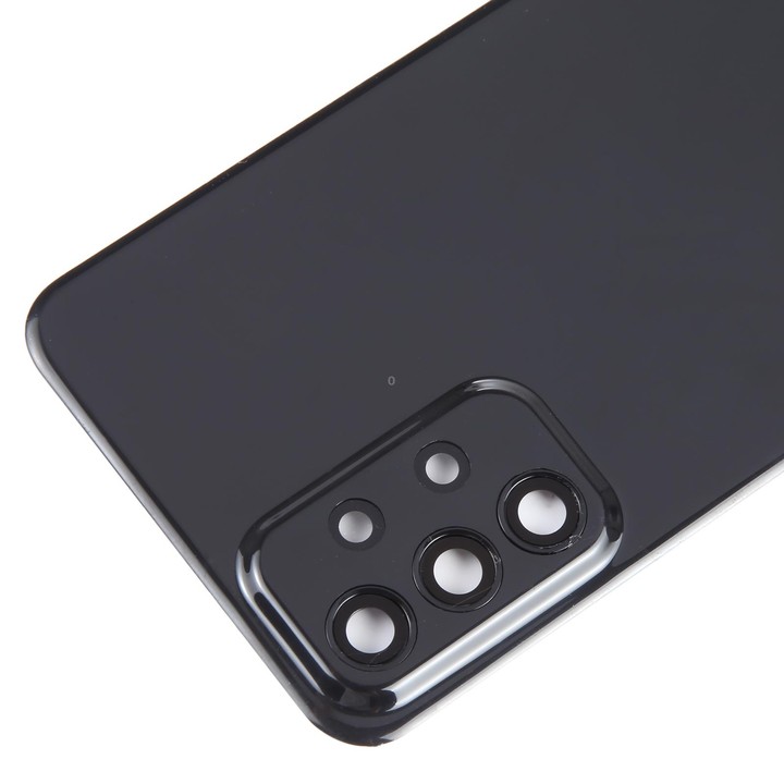 For Samsung Galaxy A23 5G SM-A236A Battery Back Cover with Camera Lens Frame(Black)