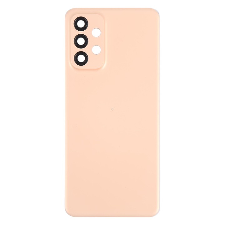 For Samsung Galaxy A23 5G SM-A236A Battery Back Cover with Camera Lens Frame(Pink)