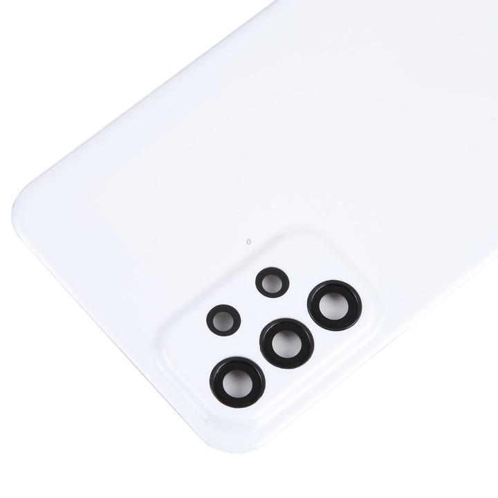 For Samsung Galaxy A23 5G SM-A236A Battery Back Cover with Camera Lens Frame(White)