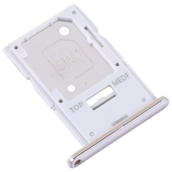 For Samsung Galaxy A54 SM-A546 Original SIM Card Tray + Micro SD Card Tray (Gold)