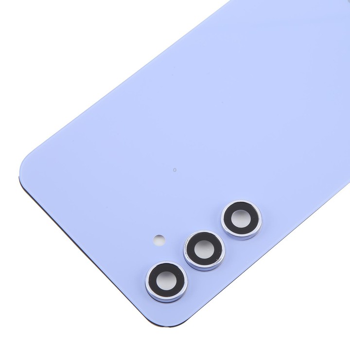 For Samsung Galaxy A54 SM-A546B Battery Back Cover with Camera Lens Frame(Purple)