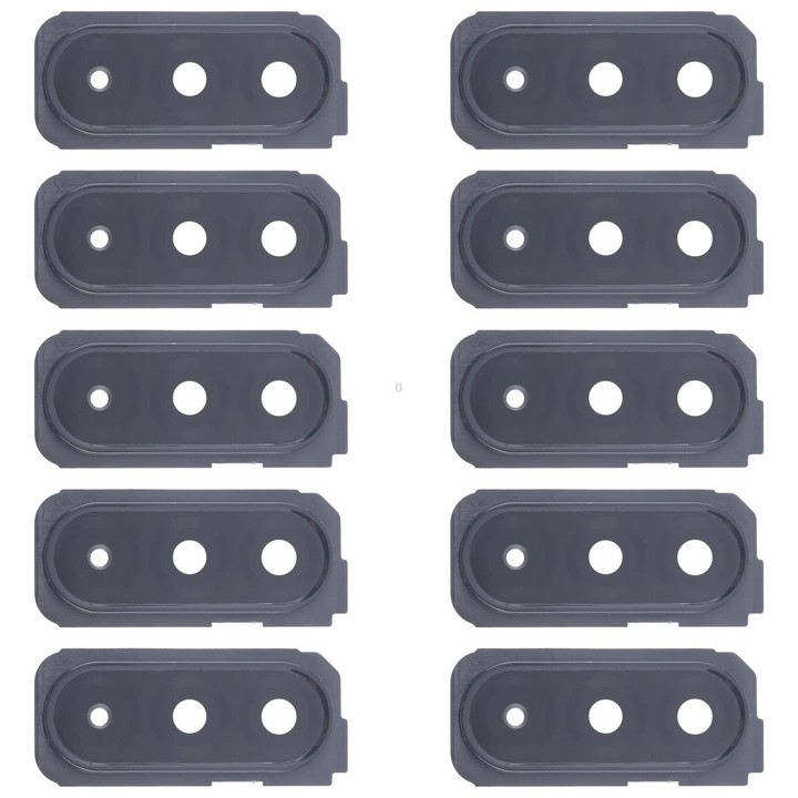 For Samsung Galaxy A26 SM-A266B 10pcs Rear Camera Lens Cover (Black)