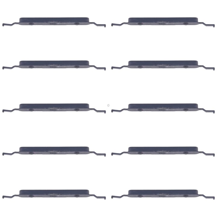 For Samsung Galaxy A06 SM-A065F 10pcs Volume Control Button(Black)