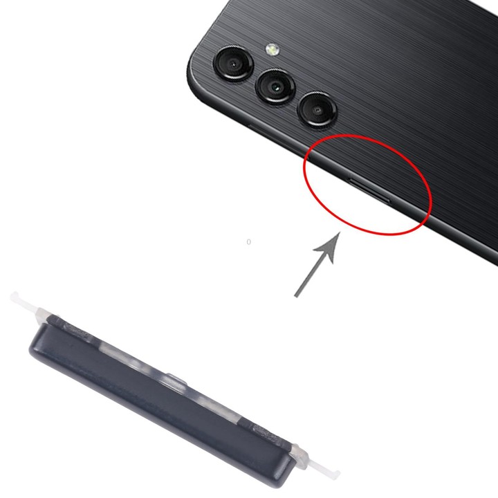 For Samsung Galaxy A14 SM-A145F 10pcs Volume Control Button (Black)
