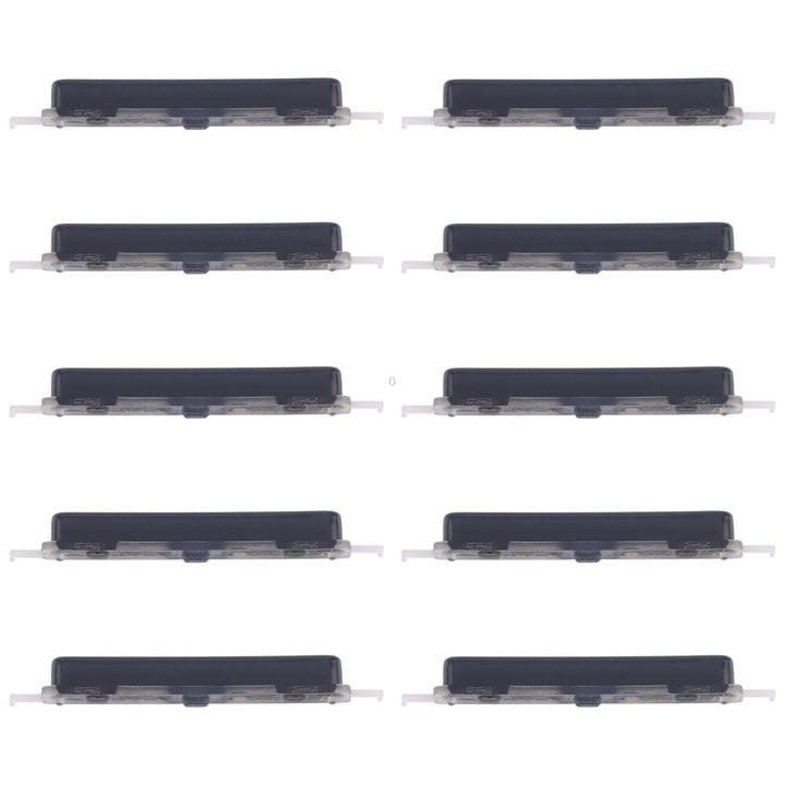 For Samsung Galaxy A14 SM-A145F 10pcs Volume Control Button (Black)