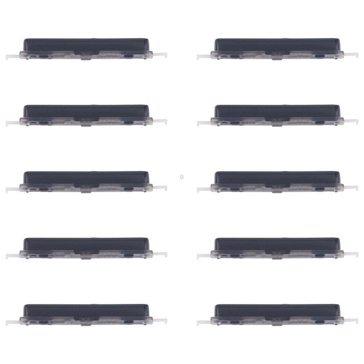 For Samsung Galaxy A14 5G SM-A146B 10pcs Volume Control Button (Black)