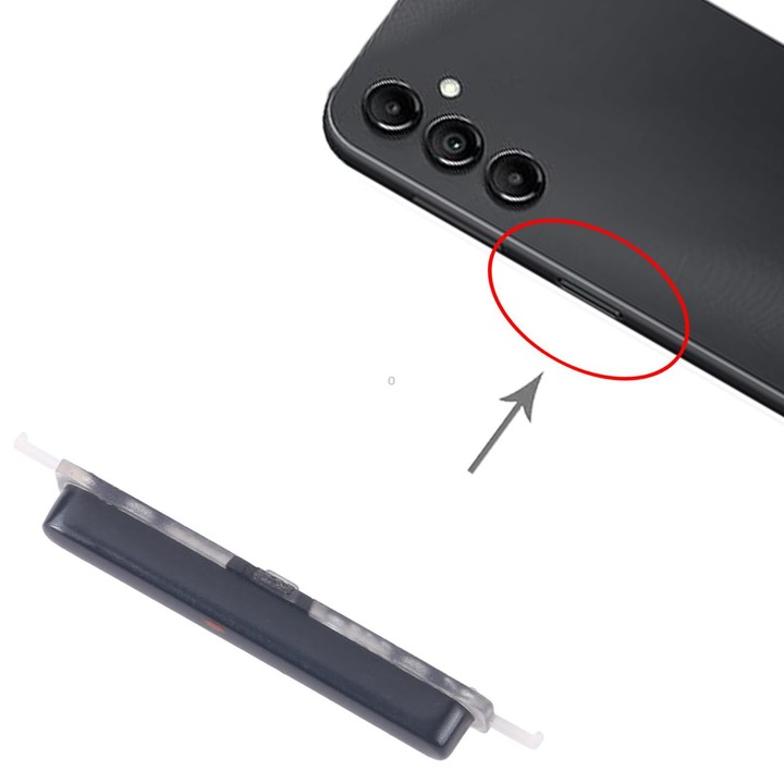 For Samsung Galaxy A14 5G SM-A146B 10pcs Volume Control Button (Black)