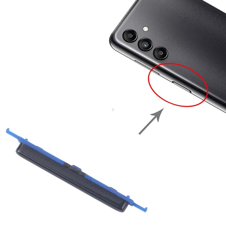 For Samsung Galaxy A04s SM-A047F 10pcs Volume Control Button (Black)