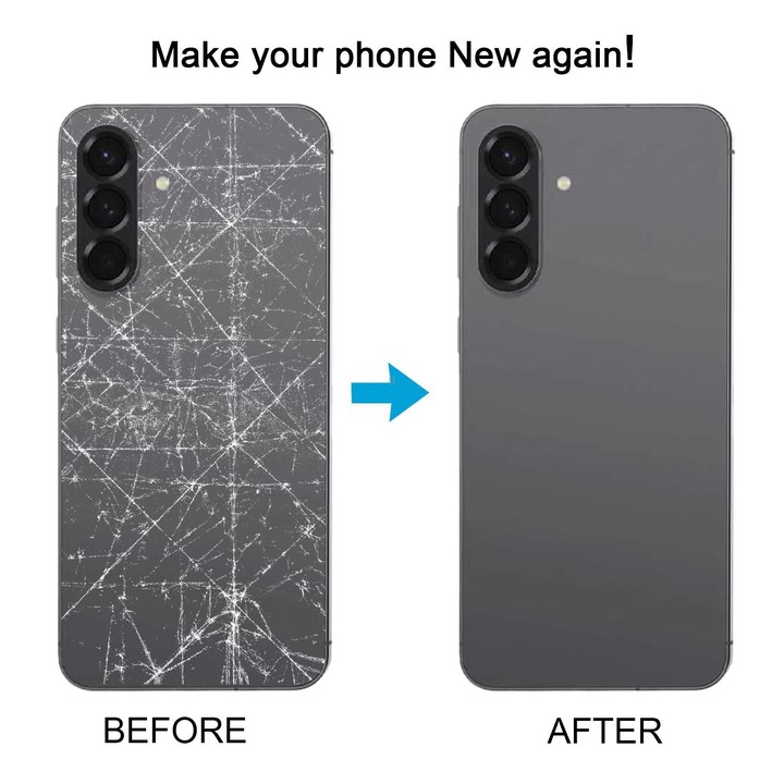 For Samsung Galaxy A56 SM-A566B OEM Battery Back Cover with Camera Lens Frame(Black)