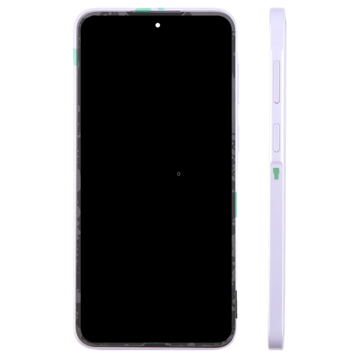 For Galaxy A37 SM-A376B Original LCD Screen Digitizer Full Assembly with Frame (Purple)