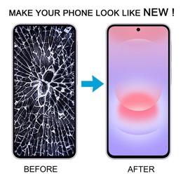 For Galaxy A37 SM-A376B Original LCD Screen Digitizer Full Assembly with Frame (Purple)