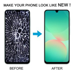 For Galaxy A26 SM-A266B Original LCD Screen Digitizer Full Assembly with Frame (Green)