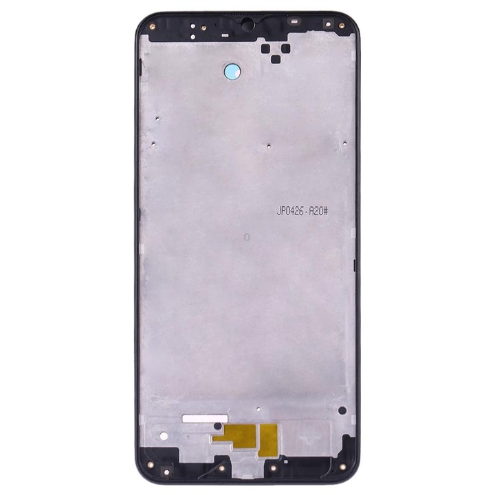 For Galaxy A20 SM-A205F/DS, A205FN, A205GN/DS, A205YN, A205G/DS Front Housing LCD Frame Bezel Plate (Black)