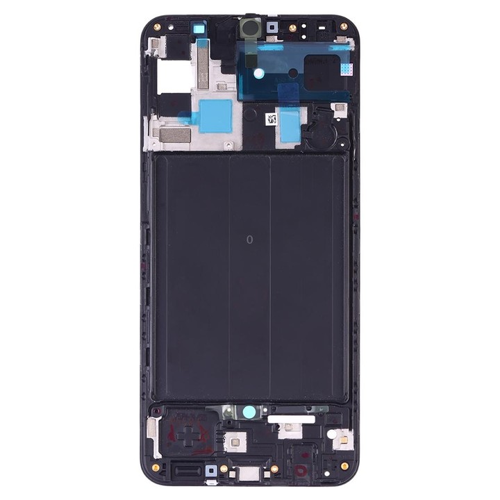 For Galaxy A50 SM-A505F/DS, A505FN/DS, A505GN/DS, A505FM/DS, A505YN Front Housing LCD Frame Bezel Plate (Black)