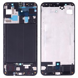 For Galaxy A50 SM-A505F/DS, A505FN/DS, A505GN/DS, A505FM/DS, A505YN Front Housing LCD Frame Bezel Plate (Black)