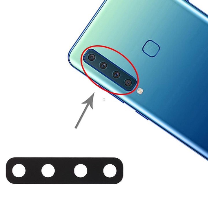 For Galaxy A9 (2018) A920F/DS 10pcs Back Camera Lens