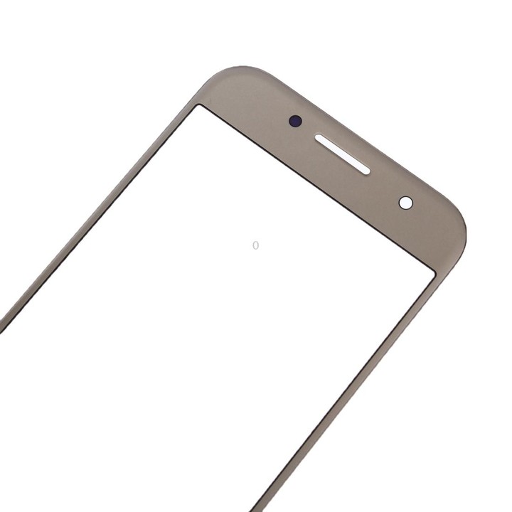 For Galaxy A5 (2017) / A520 Front Screen Outer Glass Lens (Gold)