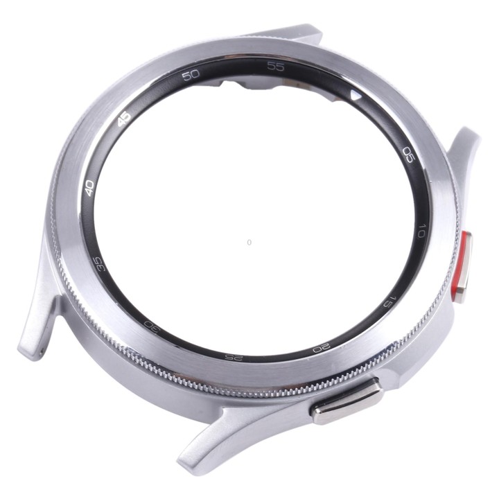 Original LCD Screen Frame Bezel Plate For Samsung Galaxy Watch4 Classic 46mm SM-R890 R895(Silver)