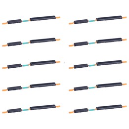 For Samsung Galaxy A05 SM-A055F 10pcs Original Power Button and Volume Control Button (Black)