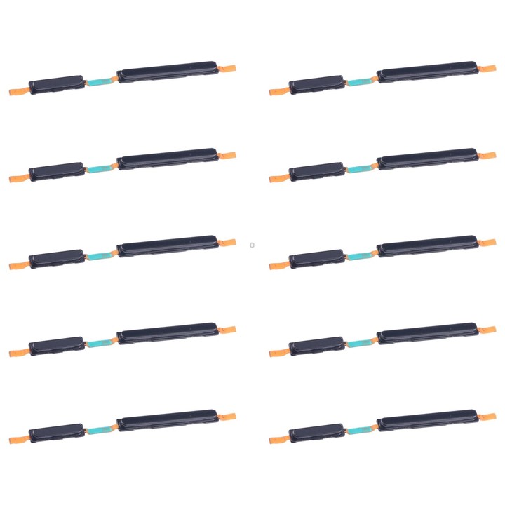 For Samsung Galaxy A05 SM-A055F 10pcs Original Power Button and Volume Control Button (Black)