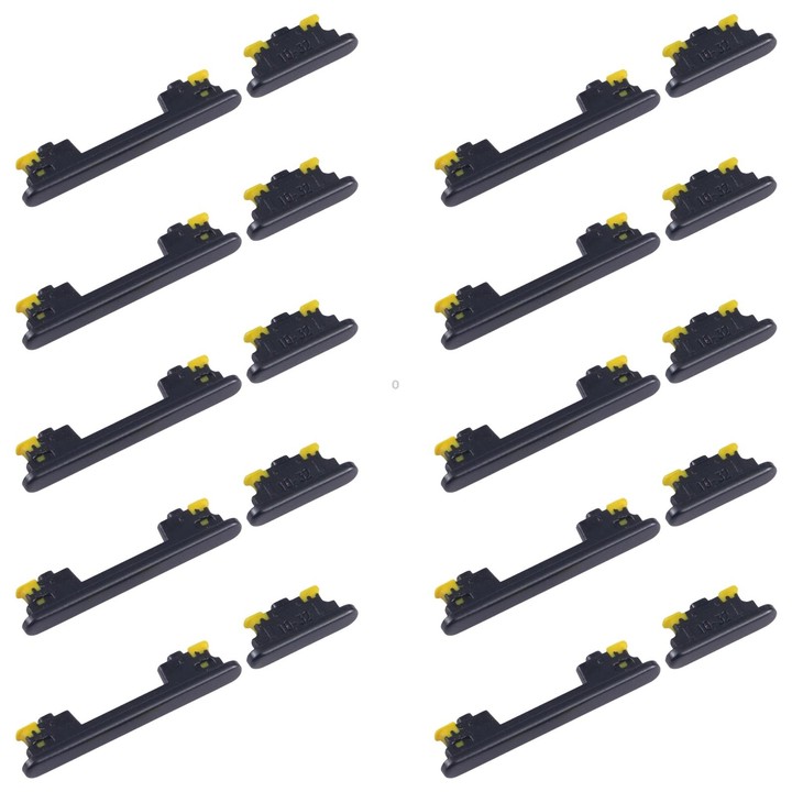 For Samsung Galaxy A54 SM-A546B 10pcs Original Power Button and Volume Control Button (Black)