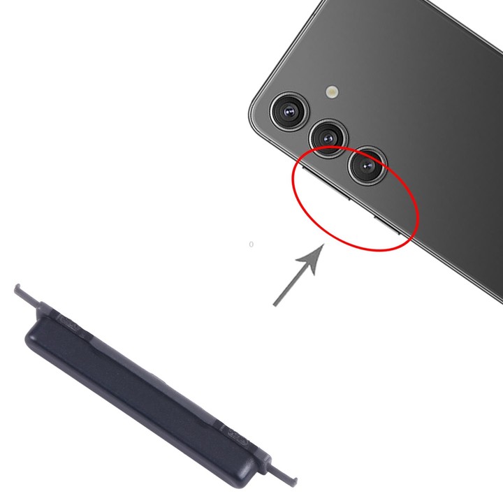 For Samsung Galaxy A24 4G SM-A245F 10pcs Original Power Button and Volume Control Button (Black)