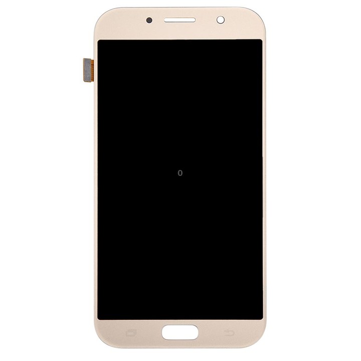 Original Super AMOLED LCD Screen for Galaxy A7 (2017), A720F, A720F/DS with Digitizer Full Assembly (Gold)