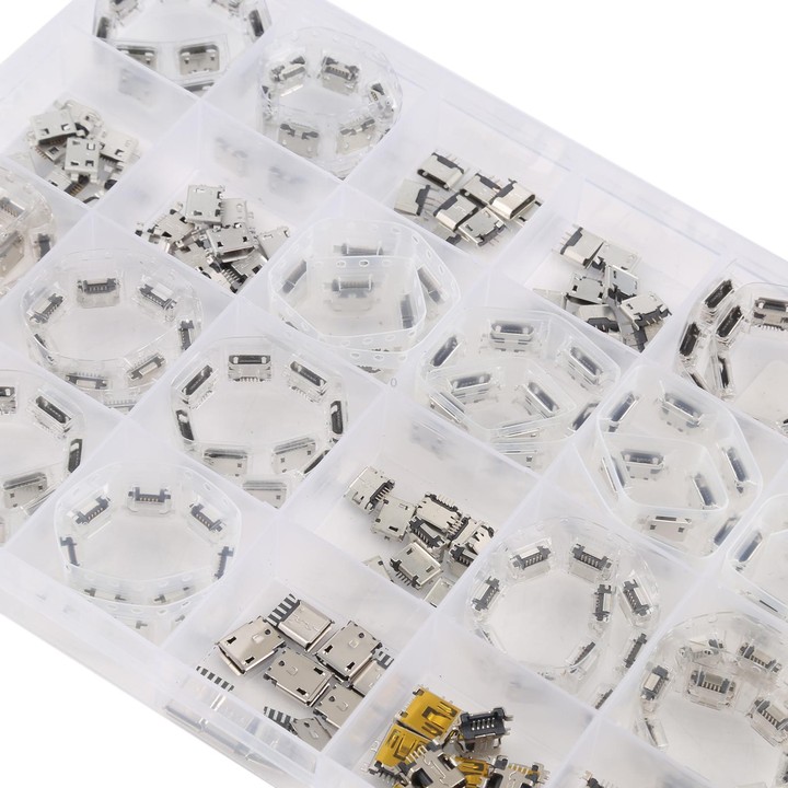 240pcs Micro USB Charging Port Connector for Samsung/Moto/SONY/HTC/ZTE/Huawei/Xiaomi/Lenovo ect